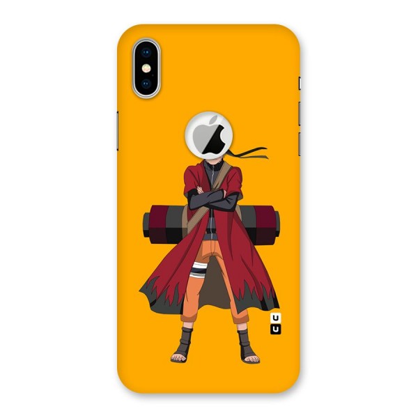 Naruto Uzumaki Art Back Case for iPhone XS Logo Cut