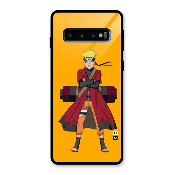 Naruto Uzumaki Art Glass Back Case for Galaxy S10