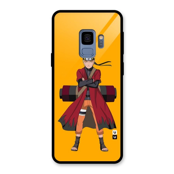 Naruto Uzumaki Art Glass Back Case for Galaxy S9