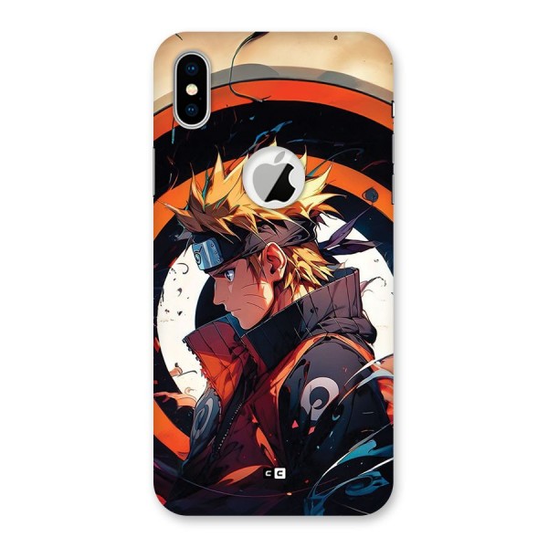 Naruto Uzumaki Combat Back Case for iPhone XS Logo Cut