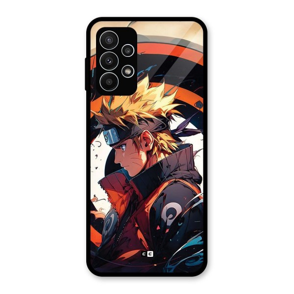 Naruto Uzumaki Combat Glass Back Case for Galaxy A23