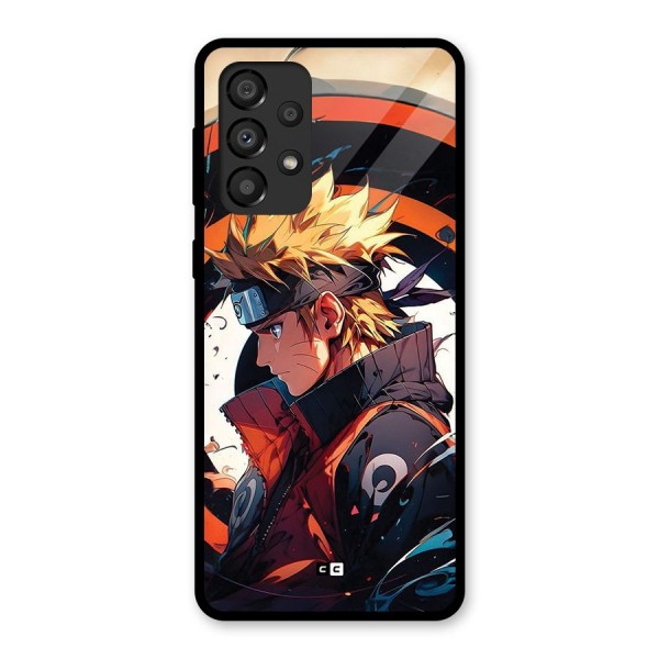 Naruto Uzumaki Combat Glass Back Case for Galaxy A33 5G