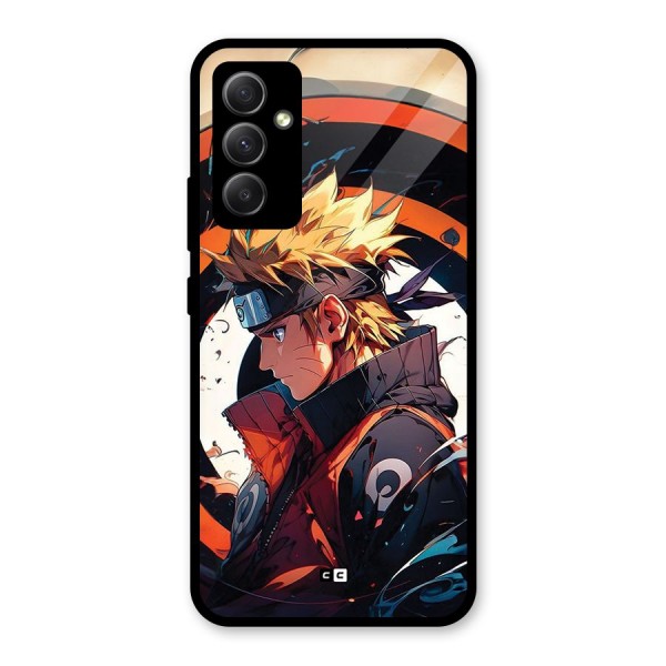 Naruto Uzumaki Combat Glass Back Case for Galaxy A34