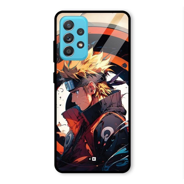 Naruto Uzumaki Combat Glass Back Case for Galaxy A52