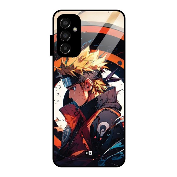 Naruto Uzumaki Combat Glass Back Case for Galaxy F13