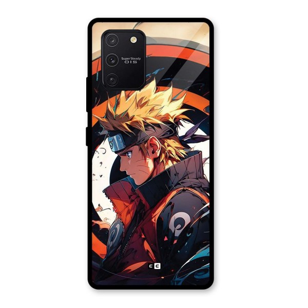 Naruto Uzumaki Combat Glass Back Case for Galaxy S10 Lite