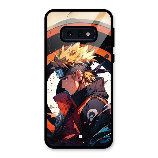 Naruto Uzumaki Combat Glass Back Case for Galaxy S10e