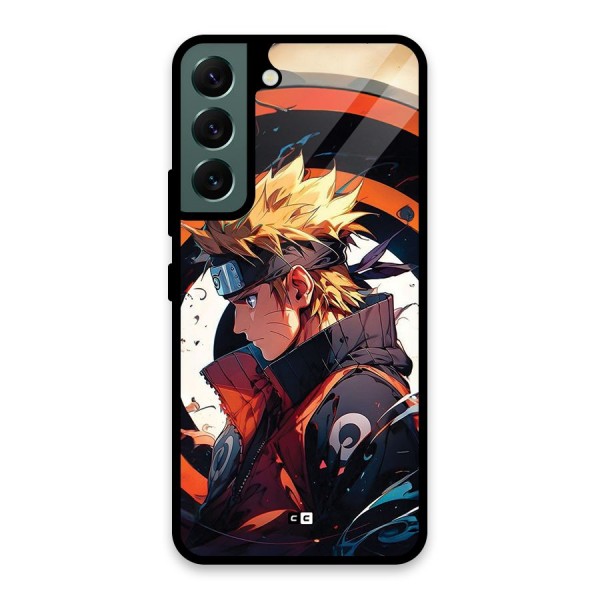 Naruto Uzumaki Combat Glass Back Case for Galaxy S22 5G