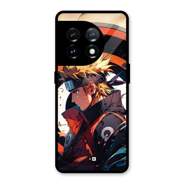 Naruto Uzumaki Combat Glass Back Case for OnePlus 11