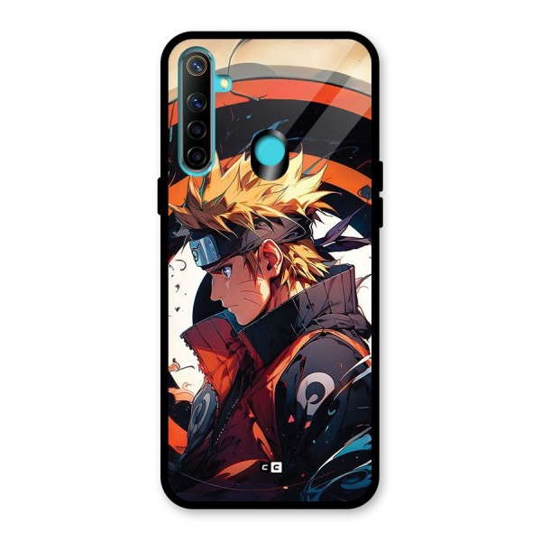 Naruto Uzumaki Combat Glass Back Case for Realme 5