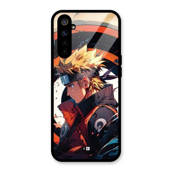 Naruto Uzumaki Combat Glass Back Case for Realme 6