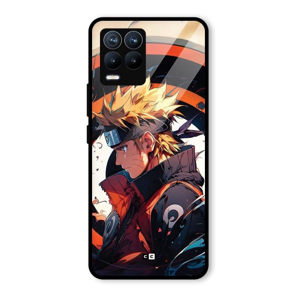 Naruto Uzumaki Combat Glass Back Case for Realme 8