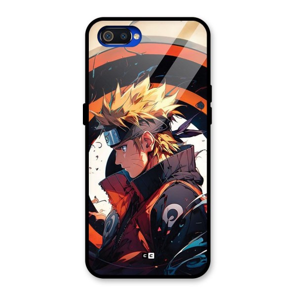 Naruto Uzumaki Combat Glass Back Case for Realme C2