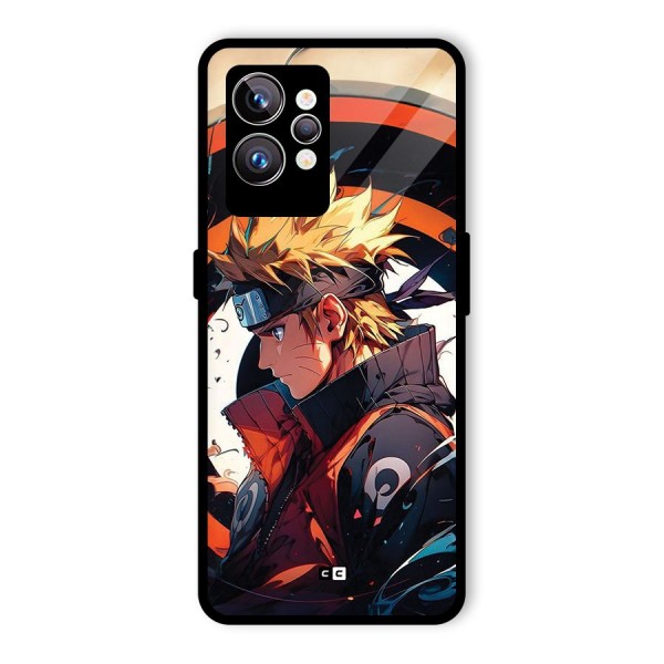 Naruto Uzumaki Combat Glass Back Case for Realme GT2 Pro