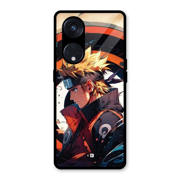 Naruto Uzumaki Combat Glass Back Case for Reno8 T 5G