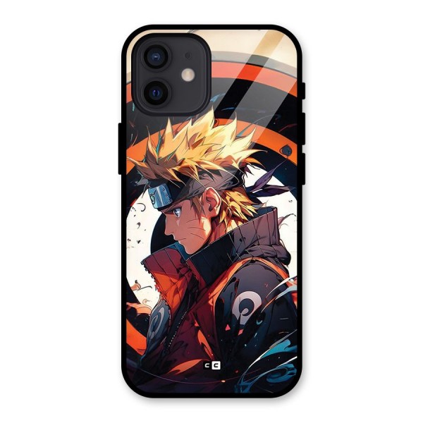 Naruto Uzumaki Combat Glass Back Case for iPhone 12