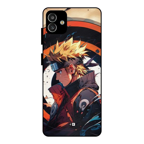 Naruto Uzumaki Combat Metal Back Case for Galaxy M13 5G