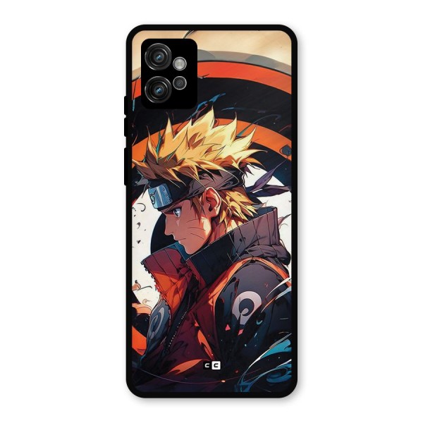 Naruto Uzumaki Combat Metal Back Case for Moto G32