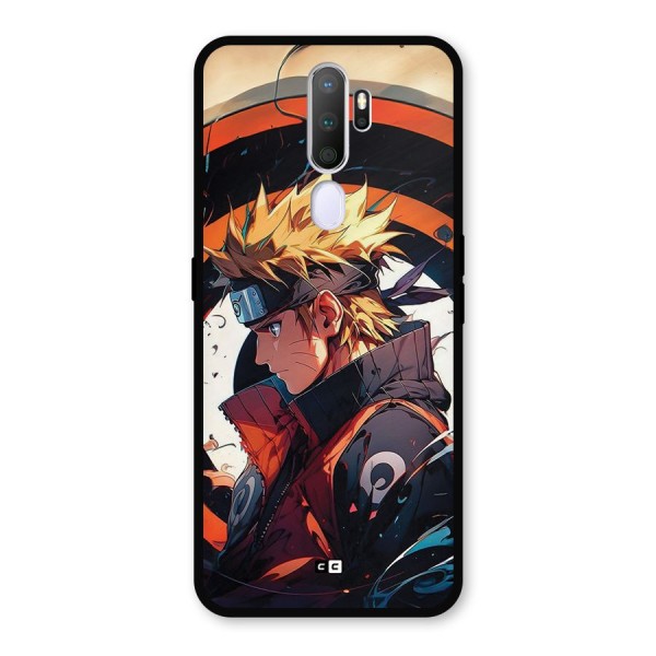 Naruto Uzumaki Combat Metal Back Case for Oppo A9 (2020)