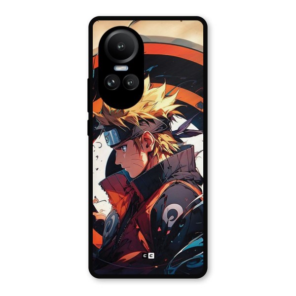 Naruto Uzumaki Combat Metal Back Case for Oppo Reno10