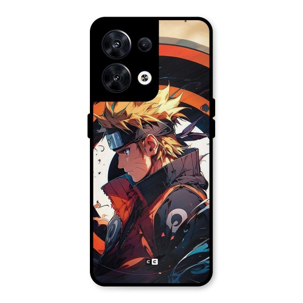 Naruto Uzumaki Combat Metal Back Case for Oppo Reno8 5G