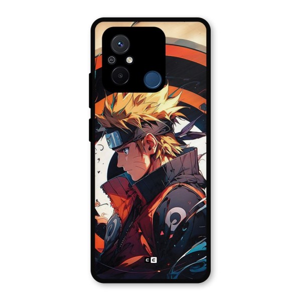 Naruto Uzumaki Combat Metal Back Case for Poco C55