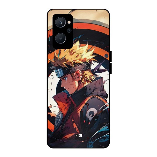 Naruto Uzumaki Combat Metal Back Case for Realme 9i 5G