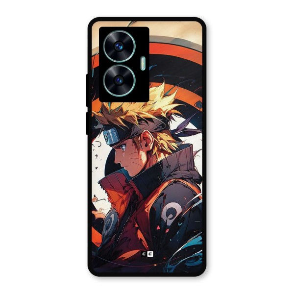 Naruto Uzumaki Combat Metal Back Case for Realme C55