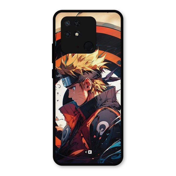 Naruto Uzumaki Combat Metal Back Case for Redmi 10