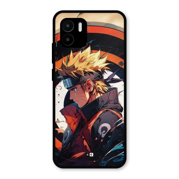 Naruto Uzumaki Combat Metal Back Case for Redmi A2