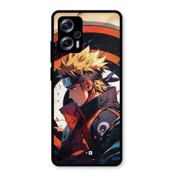 Naruto Uzumaki Combat Metal Back Case for Redmi K50i