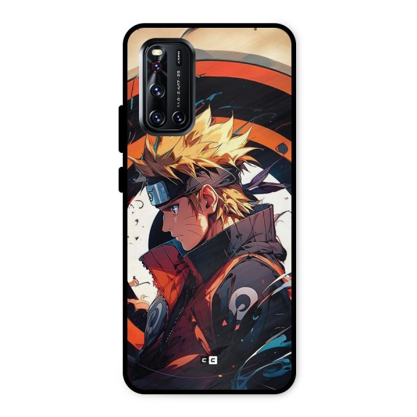 Naruto Uzumaki Combat Metal Back Case for Vivo V19