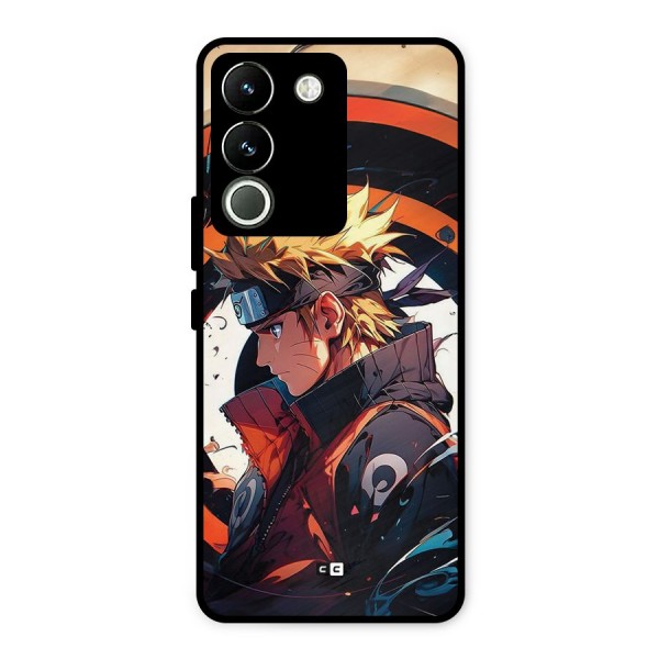 Naruto Uzumaki Combat Metal Back Case for Vivo Y200