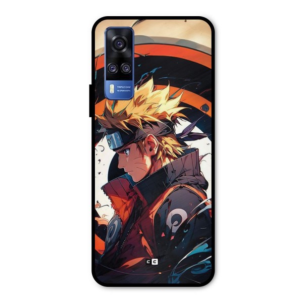 Naruto Uzumaki Combat Metal Back Case for Vivo Y31