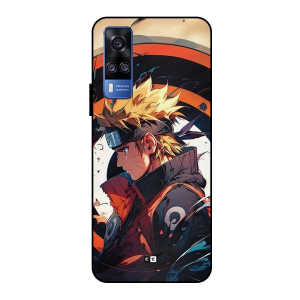 Naruto Uzumaki Combat Metal Back Case for Vivo Y51