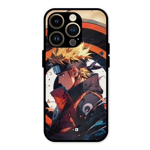 Naruto Uzumaki Combat Metal Back Case for iPhone 14 Pro