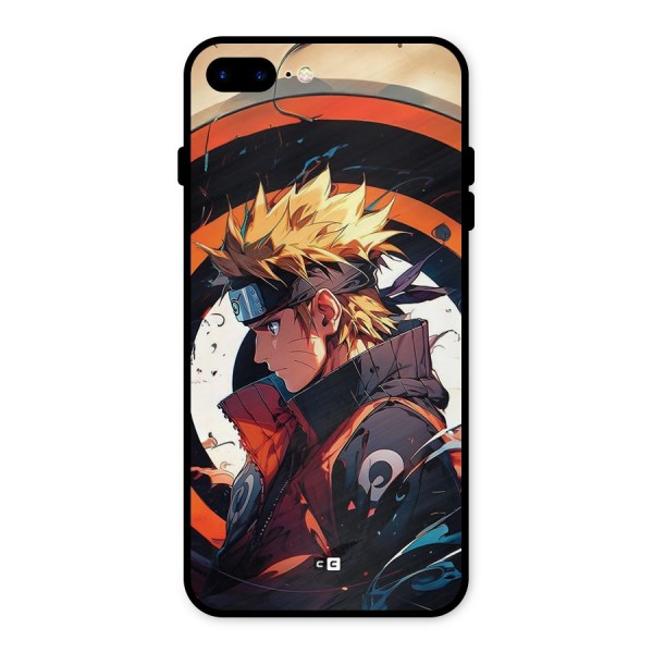 Naruto Uzumaki Combat Metal Back Case for iPhone 8 Plus