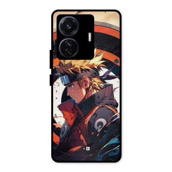 Naruto Uzumaki Combat Metal Back Case for iQOO Z6