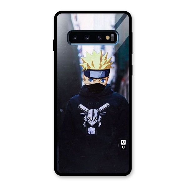 Naruto Uzumaki Cool Anime Glass Back Case for Galaxy S10