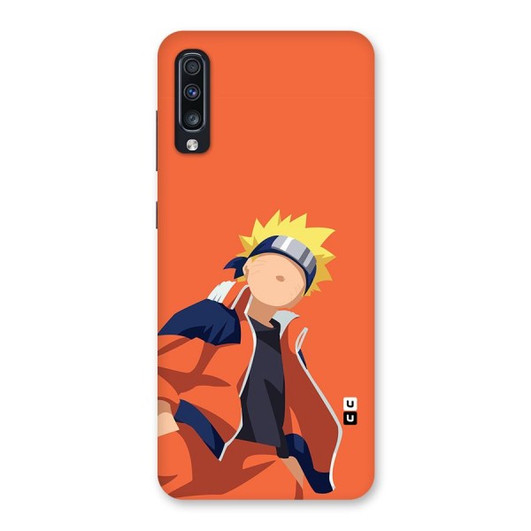 Naruto Uzumaki Minimalist Back Case for Galaxy A70