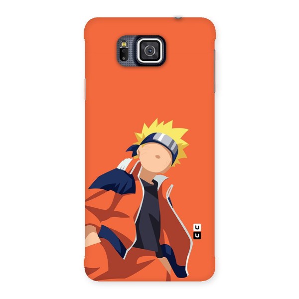 Naruto Uzumaki Minimalist Back Case for Galaxy Alpha