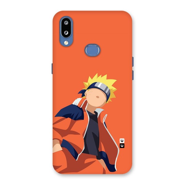 Naruto Uzumaki Minimalist Back Case for Galaxy M01s