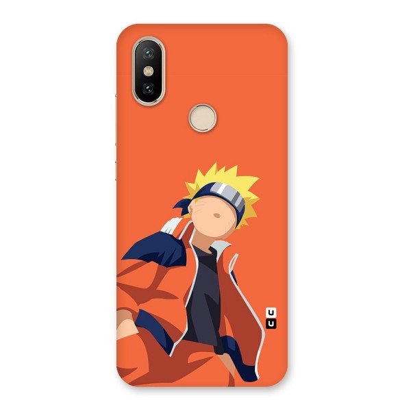 Naruto Uzumaki Minimalist Back Case for Mi A2