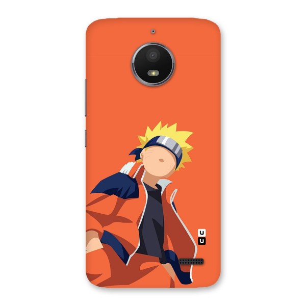 Naruto Uzumaki Minimalist Back Case for Moto E4