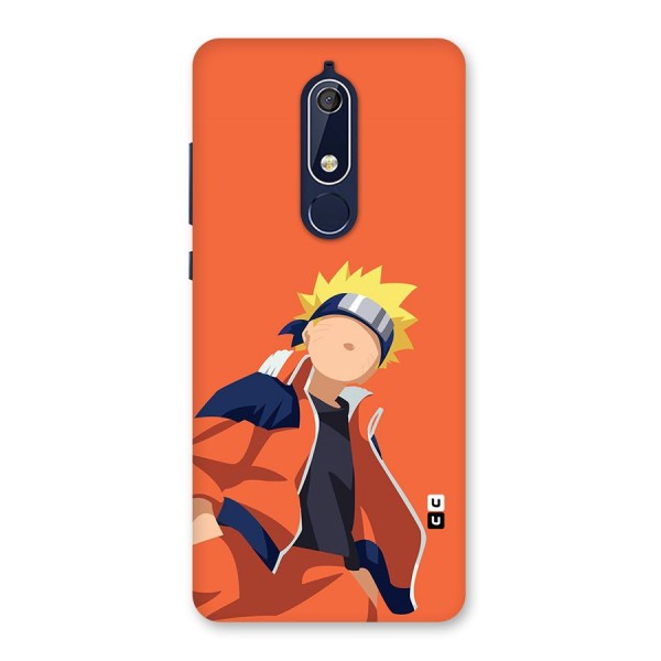 Naruto Uzumaki Minimalist Back Case for Nokia 5.1