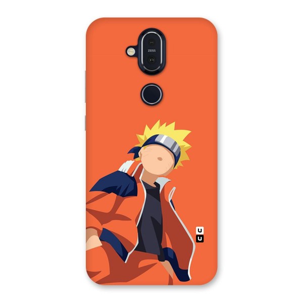 Naruto Uzumaki Minimalist Back Case for Nokia 8.1