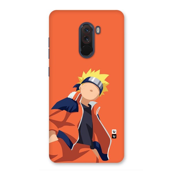 Naruto Uzumaki Minimalist Back Case for Poco F1