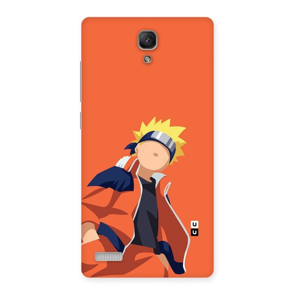 Naruto Uzumaki Minimalist Back Case for Redmi Note