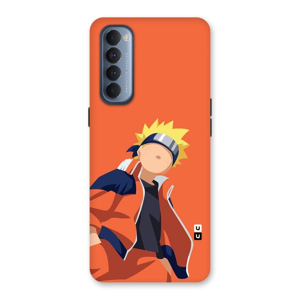 Naruto Uzumaki Minimalist Back Case for Reno4 Pro