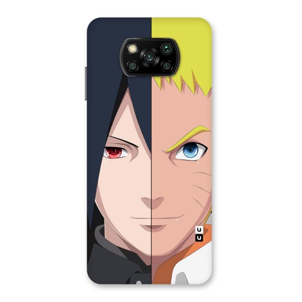 Naruto and Sasuke Back Case for Poco X3